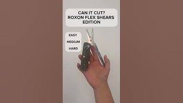 From carboard to wire to rope. The Flex Shears cut through it all like butter! #edc #multitool #flex