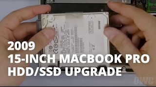 How To Upgrade A 15 Inch Macbook Pro Mid 09 Hard Drive Ssd Youtube
