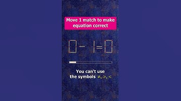 Fix the equation by moving 1 stick #shots #puzzles #logicpuzzles #mathspuzzle #hindipuzzles