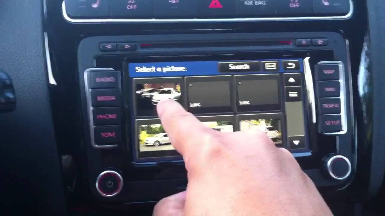 Vw Polo 6R with RNS 510- JPG images support - YouTube