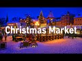 Christmas Market Ambience Music - Christmas Jazz instrumental - Christmas Carol Smooth Jazz