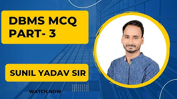 DBMS MCQ Part 3 | Database management system | #computeranudeshak#computerteacher#computerinstructor