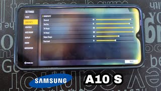 Perfect Settings Galaxy A10S Plus Free Fire