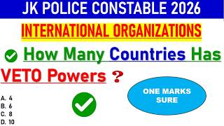 Lecture : 15 || United Nations Organizations  - Principal Organs || For JK Police Constable Exam screenshot 3