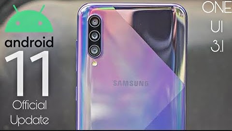 Samsung Galaxy A50s Android 11 ONE UI 3.1 Official Update (RELEASED)