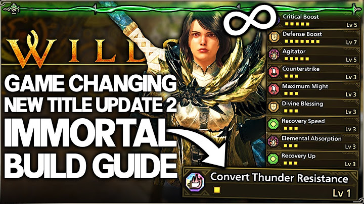 Monster Hunter Wilds - New BIG Immortal Build Update - NEVER Cart & Highest Damage - All 14 Weapons!