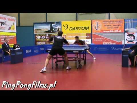 Superliga 2010 Fina: Bogoria Grodzisk Maz. - Pogo Lbork (Wang Zeng Yi - Bartosz Such)