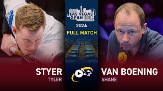 Tyler Styer vs Shane Van Boening ▸ 2024 Las Vegas Open by Rums of Puerto Rico