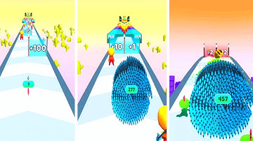 ARROW FEST /vs TIMELINE UP - ASMR Gameplay Android iOS Arrow Run Merge Math Games 