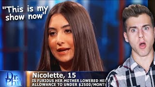 Nicolette gray who is also knows as the rich girl took over dr. phil
show by saying "this my now" wants a g-wagon and forces her mom to buy
h...