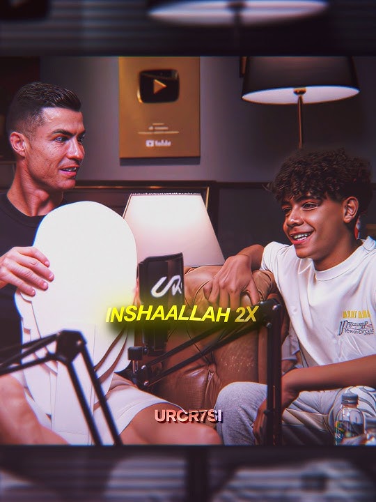 Inshaallah, Ronaldo X Ronaldo Jr 🥹