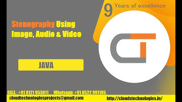 Stenography Using Image, Audio & Video | Cloud Technologies | IEEE Projects Hyderabad | Ameerpet