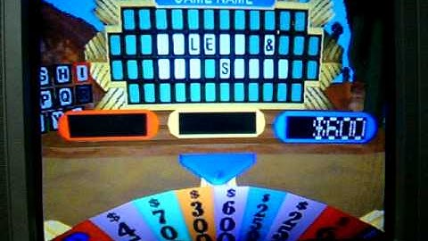 Playstation Wheel of Fortune Run Game 17 Part 1