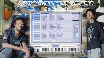 HOW CASHCACHE MAKES CHILL PLUGG BEATS FOR TONY SHHNOW & 10KDUNKIN [FL Studio tutorial] | Hugee Boy