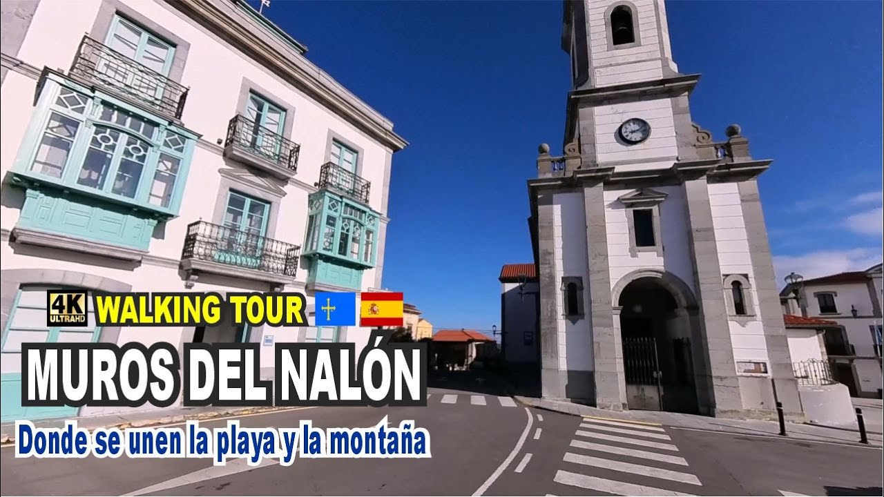 Visitamos MUROS del NALÓN 💚 y Caminamos su capital MUROS #walkingtour #asturias