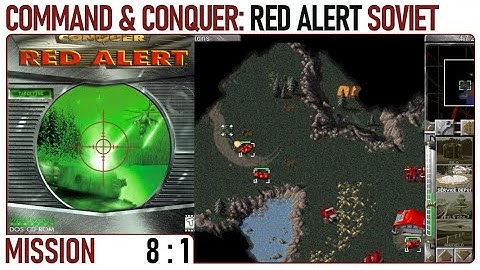 Command & Conquer Red Alert No Commentary Soviet Mission 8 (part 1) (PC 1996) 4K60FPS