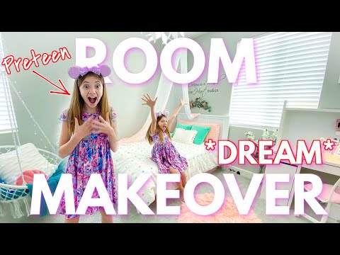 Pre-teen *DREAM* Room Makeover (Disney)