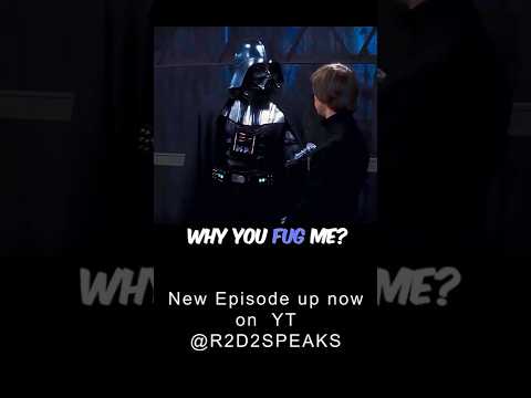Darth Vader and Luke Skywalker bad lip read.