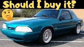 My first time driving a Supercharged FoxBody Notchback