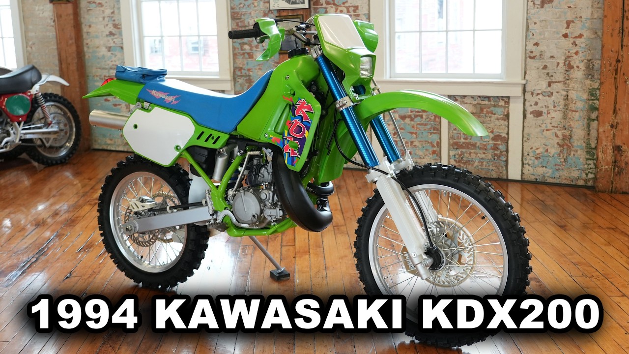 TIME CAPSULE 994 KAWASAKI KDX200 - YouTube