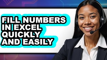 How to Fill Numbers in Excel Quickly and Easily (Easy Method)
