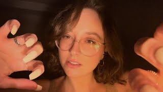 ASMR invisible scratching and plucking with unpredictable layered sounds