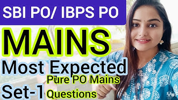 Logical DI Mains SBI PO/ IBPS PO Mains Most Expected Set -1 🔥| Minakshi Ma