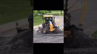 Grader vs Pile of Stone #