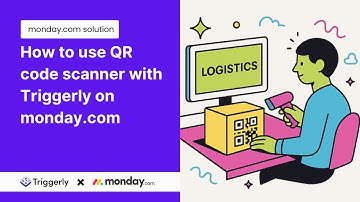 How to automate inventory updates on monday.com using Triggerly and QR code scanners for PC?