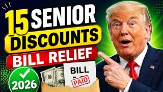 15 Senior Discounts & Bill Relief Programs in 2026 Nobody Talks About— Most Don’t Know