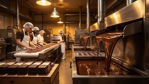 Inside the Chocolate Factory: How Billion-Dollar Chocolate Is Made from Bean to Bar (Full Process)