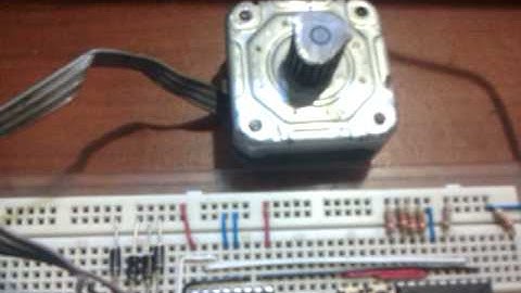 PIC16f84A con Motor Paso a Paso con l293b y diodos en amsamble