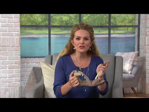 Naot Leather Cross Strap Sandals - Rianna on QVC
