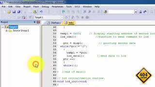 LCD interfacing MP lab VTU CSE 4TH SEM CBCS Scheme screenshot 4