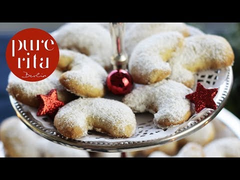 Die besten zarte Vanillekipferl  Weihnachtsgebäck Plätzchen super zart und mürbe. 