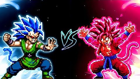 Goku SSJ7 V3 OP VS Xeno Goku V3 OP (all form) in Jump Force Mugen