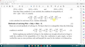 Pfaffian Differential Equation