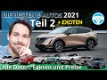 DIE BESTEN ELEKTROAUTOS 2021 | TEIL 2 + Exoten (alle DATEN und PREISE)