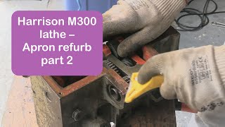 Harrison M300 lathe - apron refurb part 2