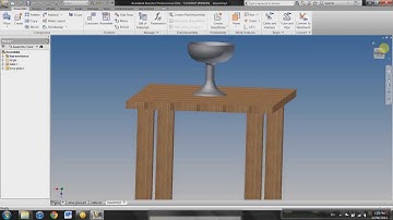 Inventor Tutorial for Wine Glass (Basic Modeling and Constraints)