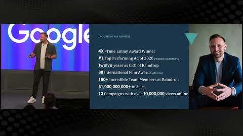 Jacques Spitzer at Google - Achieving Exit Velocity with YouTube