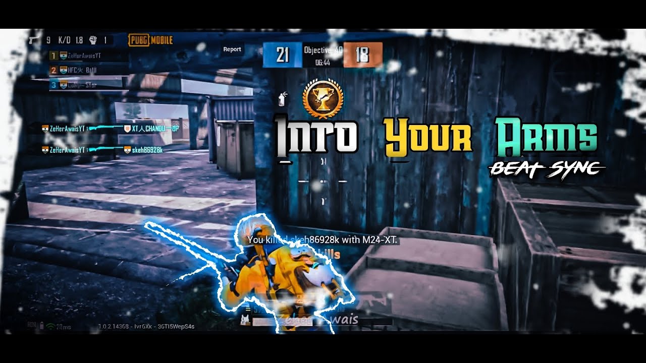 Into Your Arms : pubg mobile short edit  beatsync montage @ZaherAwais