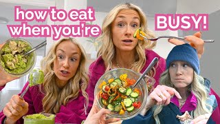 When you CAN’T listen to hunger cues…. | Full Work Day Of Intuitive Eating With No Food Rules