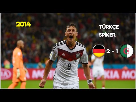 Almanya 2-1 Cezayir | Türkçe Spiker - 2014 Dünya Kupası Son 16