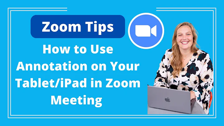 Zoom Tips: How to Use Annotation on Your Tablet/iPad in Zoom Meeting (Annotation Pt 2)