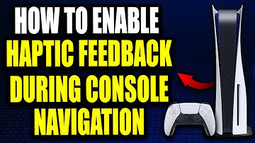 How to Enable Haptic Feedback on PS5 Controller During Console Navigation (For Beginners!)
