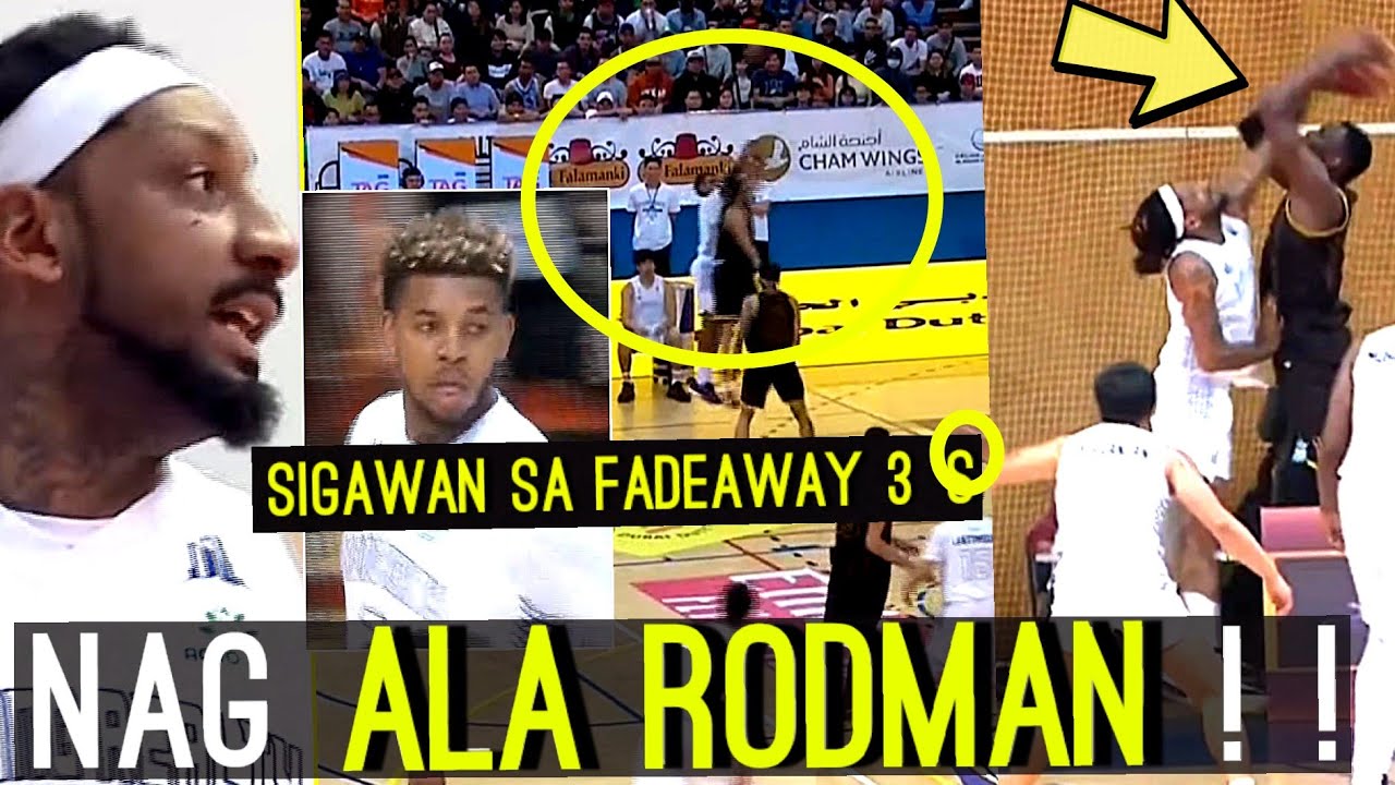 Rodman Pinoy ALA RODMAN ang Defensa ni Balkman ! SIGAWAN mga Pinoy sa TRE'S ni ...