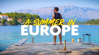 SWITZERLAND 🇨🇭 ITALY 🇮🇹 CROATIA 🇭🇷 | A Summer In Europe | Series Trailer