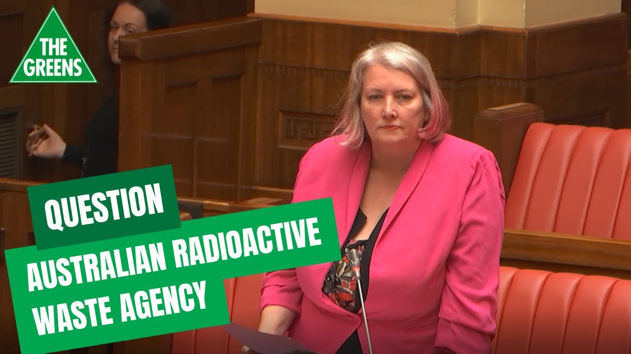 AUSTRALIAN RADIOACTIVE WASTE AGENCY QUESTION YouTube
