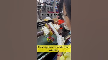 Transformer Coil Winding Process  #automation